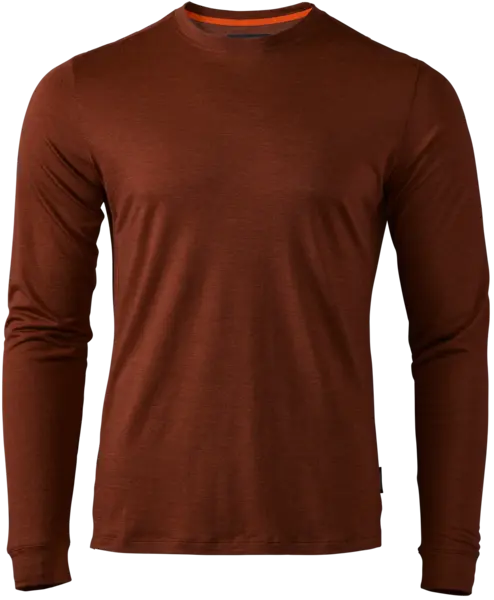 【ONC MERINO】LONG SLEEVE TEE/BROWN Merino wool long sleeve T-shirt / BROWN / ONC MERINO