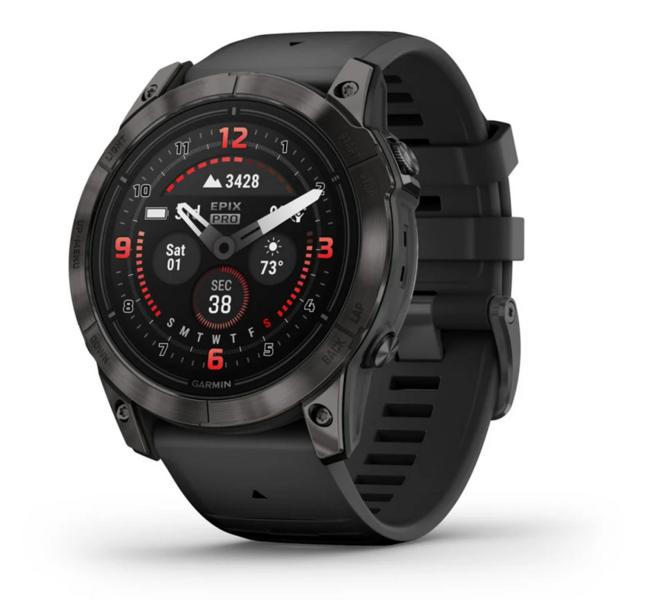 Garmin Garmin Epix Pro (G2) 51mm Sapphire/Carbon Grey DLC Titanium/Black