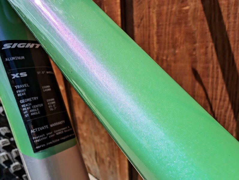 Norco 2024 Norco Sight A 27.5" Silver/Green Youth X-Small