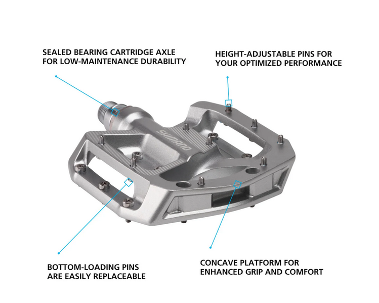 Shimano Shimano Flat Pedals PD-GR500 Black