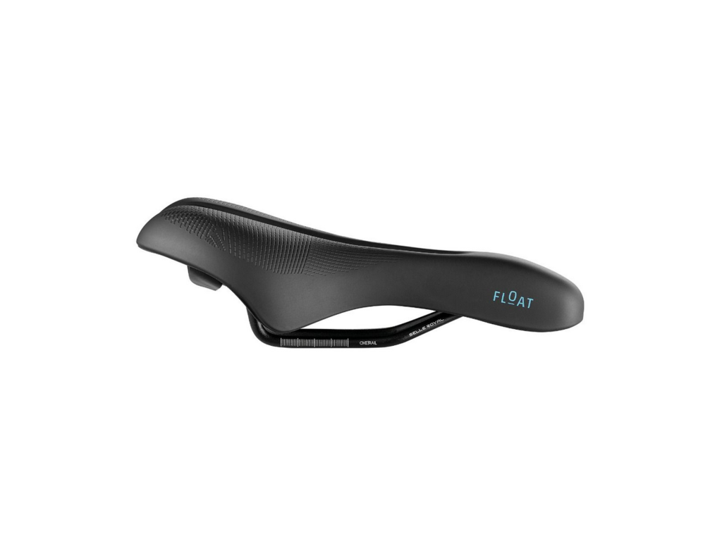 Selle Royal Float Saddle - Steel, Black, Athletic