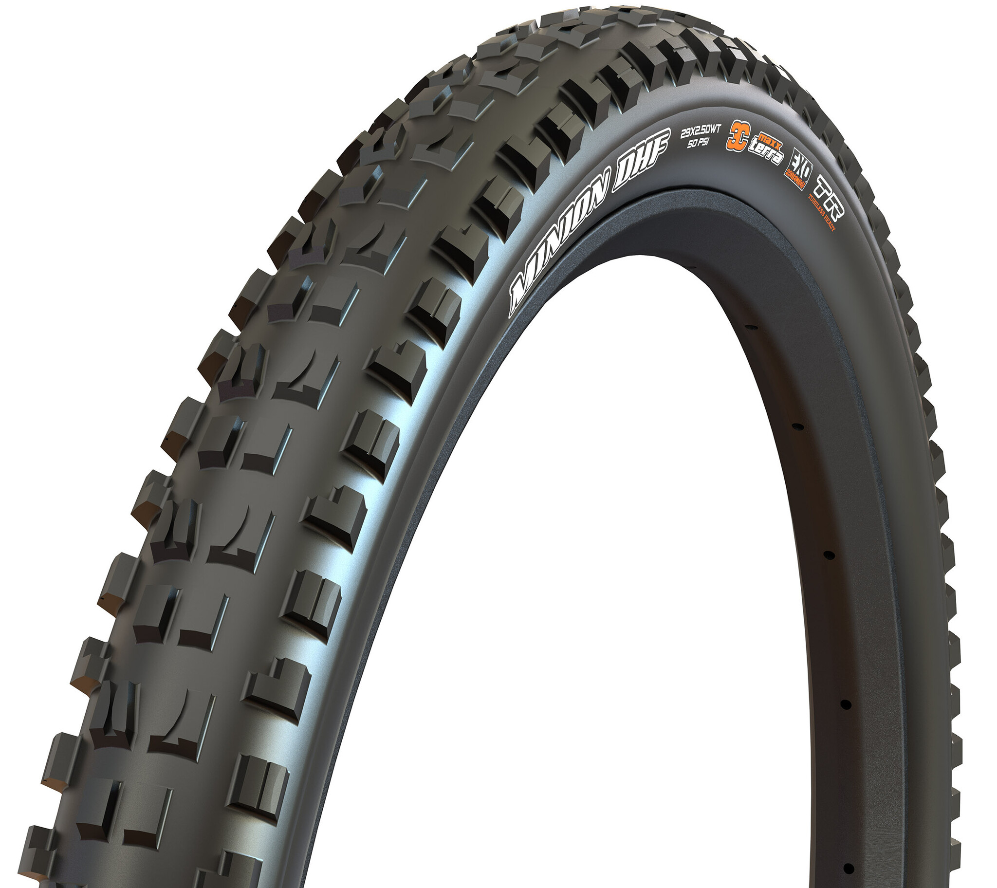 Maxxis Minion DHF Tire 27.5x2.8 TR / 3C Maxx Terra / WT / 60 TPI / EXO+