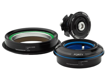 Cane Creek Cane Creek 40 ZS44/28.6 / ZS56/40 Tapered Headset Tapered Steerer Black