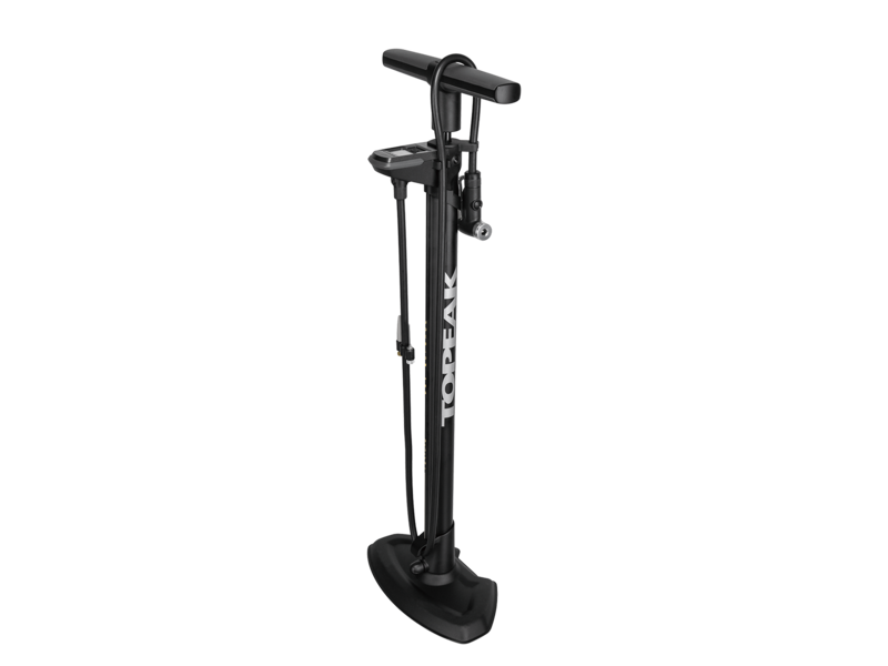 Topeak Topeak JoeBlow Pro Digital Floor Pump - 200psi / 13.8bar Digital Gauge, SmartHead DX3, Air Release Button, Black/Yellow