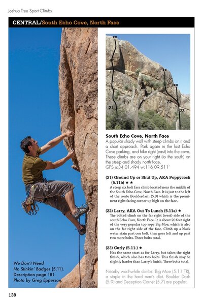 K. Daniels & associates Joshua Tree Sport Climbs And Top Rope Sites