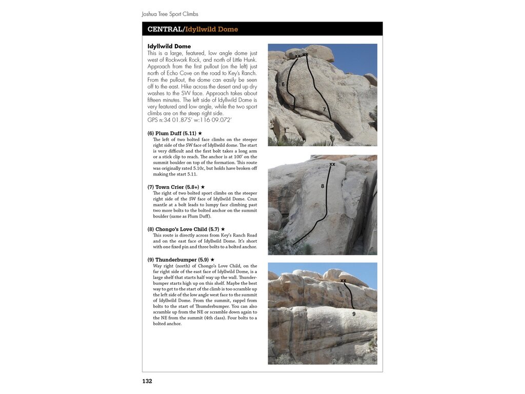 K. Daniels & associates Joshua Tree Sport Climbs And Top Rope Sites