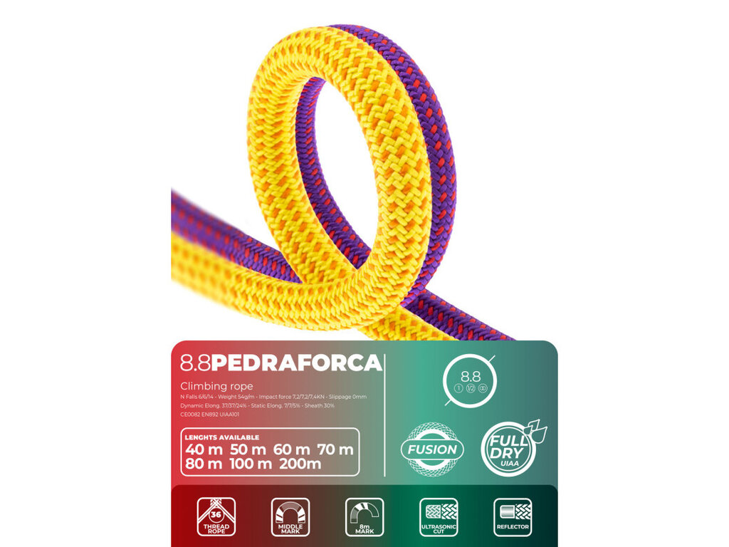 FIXE FIXE 8.8 Pedraforca Climbing Rope Full Dry Fusion