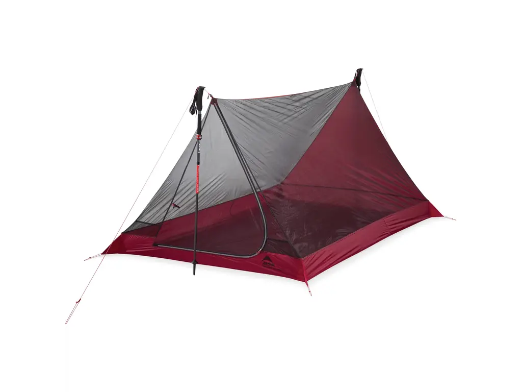 MSR MSR Thru-Hiker Mesh House 2 Trekking Pole Shelter, 2 Person