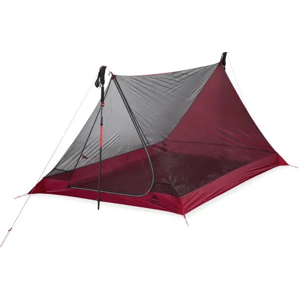 MSR MSR Thru-Hiker Mesh House 2 Trekking Pole Shelter, 2 Person