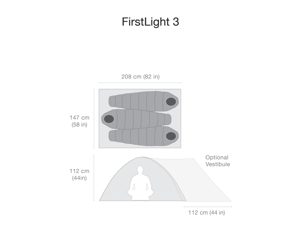 Black Diamond Black Diamond Firstlight 3 Person Tent