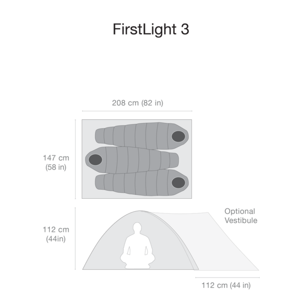 Black Diamond Black Diamond Firstlight 3 Person Tent
