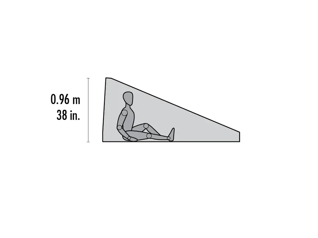 MSR MSR Thru-Hiker Mesh House 1 Trekking Pole Shelter, One Person