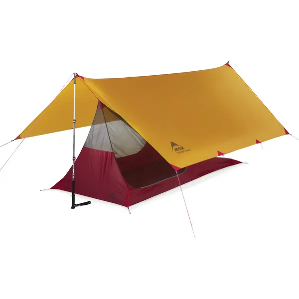 MSR MSR Thru-Hiker Mesh House 1 Trekking Pole Shelter, One Person