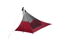 MSR MSR Thru-Hiker Mesh House 1 Trekking Pole Shelter, One Person