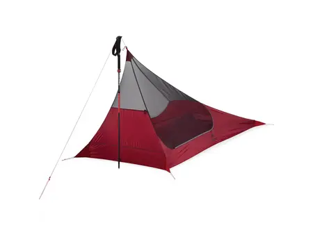MSR MSR Thru-Hiker Mesh House 1 Trekking Pole Shelter, One Person