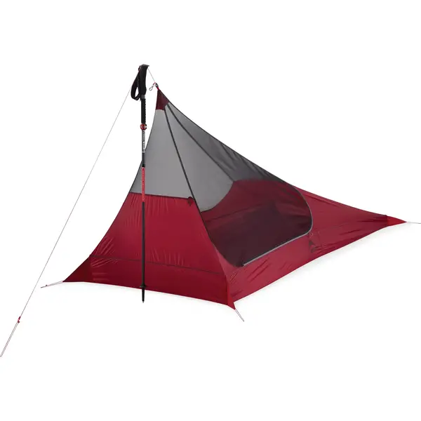 MSR MSR Thru-Hiker Mesh House 1 Trekking Pole Shelter, One Person