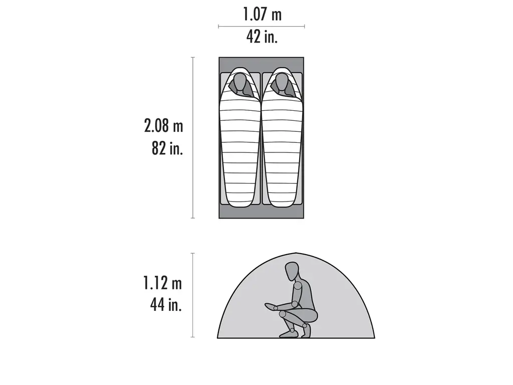 MSR MSR Advance Pro 2 Ultralight 4 Season Tent, Two Person