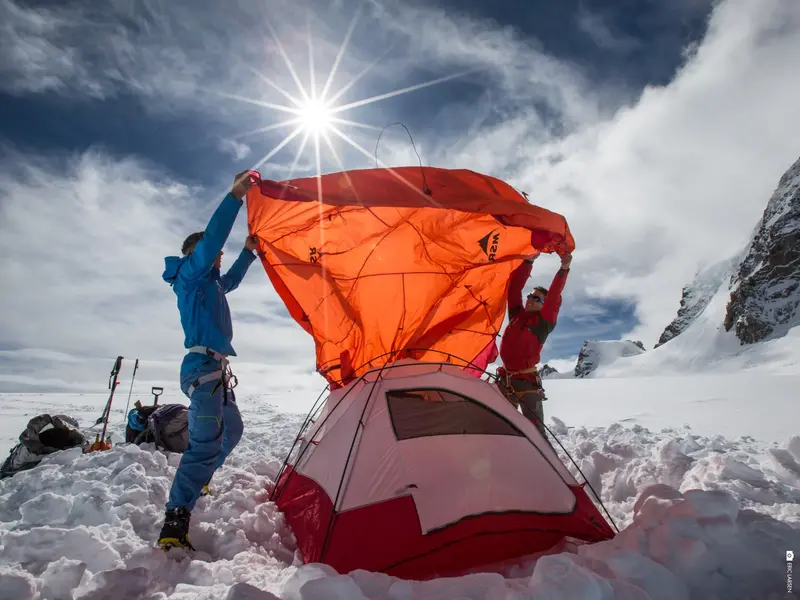 MSR MSR Remote 3 Mountaineering Tent, Three Person Orange