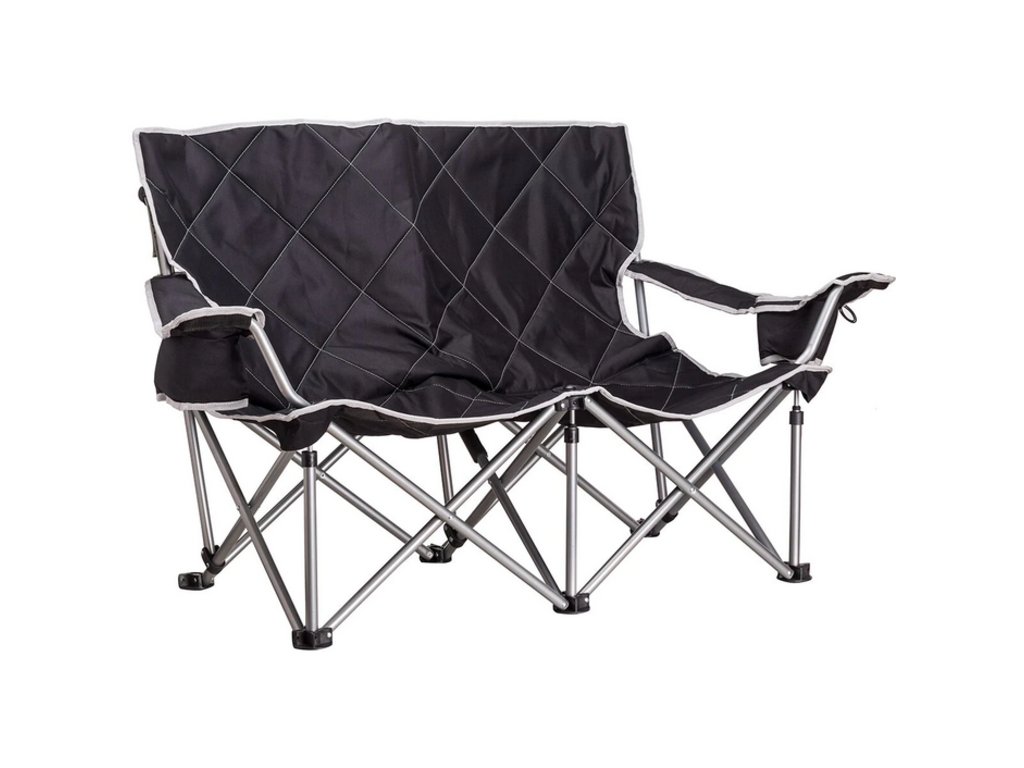 TRAVEL CHAIR Shorty Camp Couch Chair Black