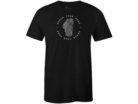 TahoeLab TahoeLab Reach Your Peak Tee Black
