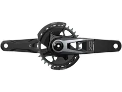 SRAM SRAM X0 Eagle V2 T-Type Wide Crankset - 170mm, 12-speed, 32t, DM, 2-Guards, DUB Spindle, Black