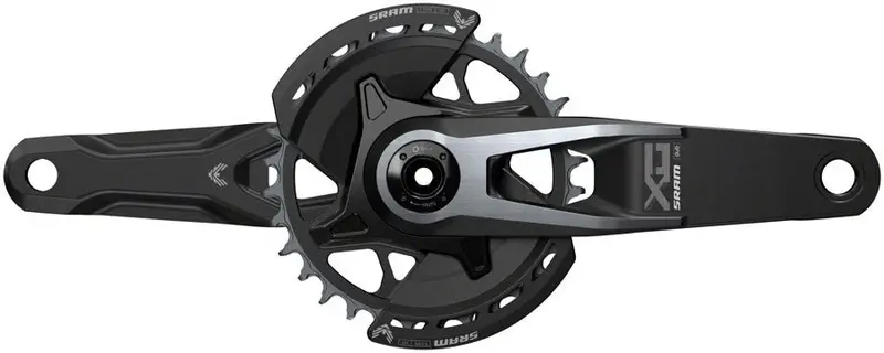 SRAM SRAM X0 Eagle V2 T-Type Wide Crankset - 170mm, 12-speed, 32t, DM, 2-Guards, DUB Spindle, Black