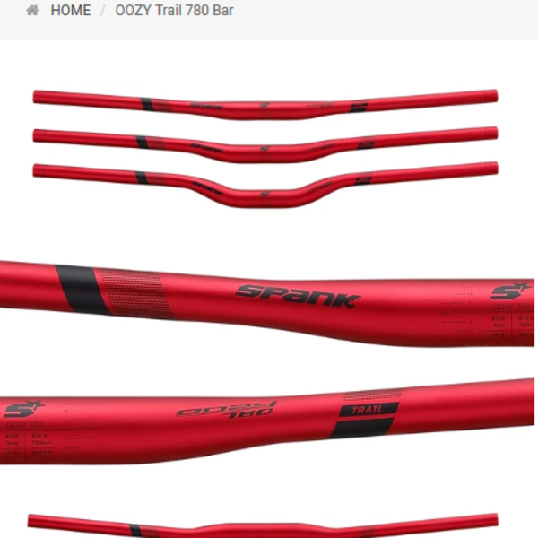 Spank Spank Oozy Trail Vibracore Handlebar 35mm