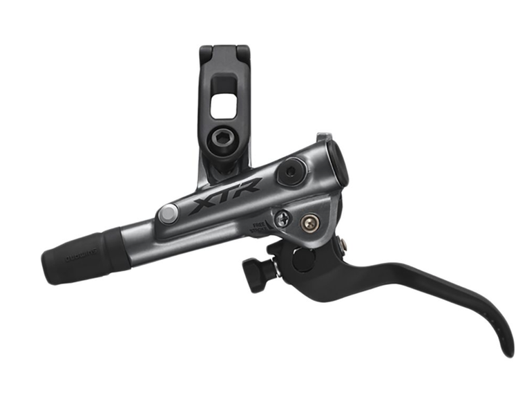 Shimano Shimano XTR BL- M9120/BR-M9120 Disc Brake and Lever - Front Hydraulic Post Mount Finned Metal Pads Gray