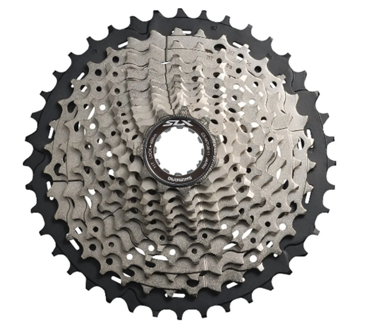 Shimano Shimano SLX CS-M7100 Cassette - 12-Speed, 10-45t, Silver/Black, Micro Spline
