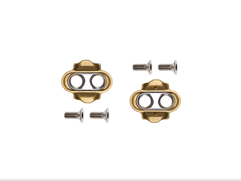 Crankbrothers Crank Brothers Premium Cleats Ultra Durable Brass: 6 Degrees of Float