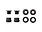 Wolf Tooth Components Wolf Tooth 1x Chainring Bolt Set of 5- 6mm Dual Hex Fittings