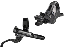 Shimano Shimano Deore BL-M6100/BR-M6120 Disc Brake & Lever, Rear Hydraulic Resin Pads Gray