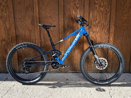 Mondraker 2025 Mondraker F-Play  24" Kids E-Bike Camera Blue