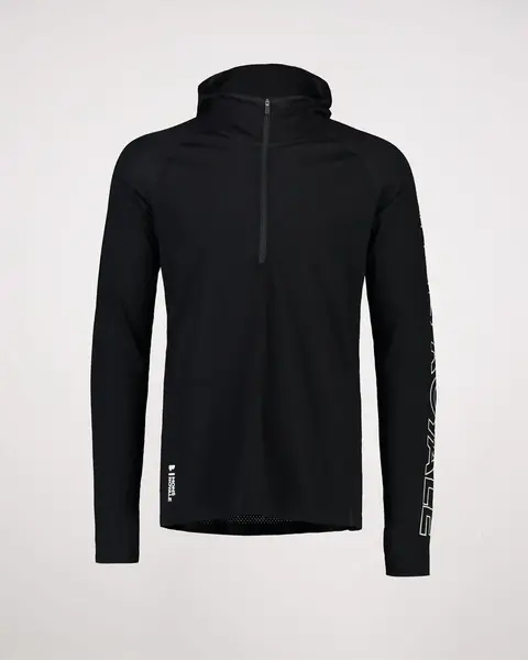 Mons Royale Mons Royale Temple Merino LS Hood 1/2 Zip