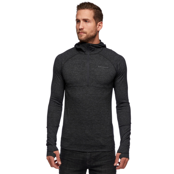 Black Diamond Solution 150 Merino Baselayer Crew Half Zip Black Diamond Solution 150 Merino Baselayer Crew Half Zip