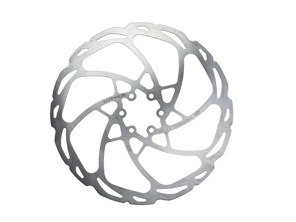 Hayes Hayes D-Series Disc Brake Rotor 203mm 6-Bolt Silver