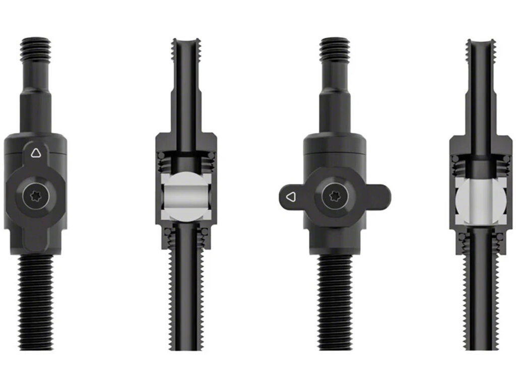 Muc-Off Muc-Off, Big Bore Lite, Tubeless Valve, Presta, 35mm, Black, Pair