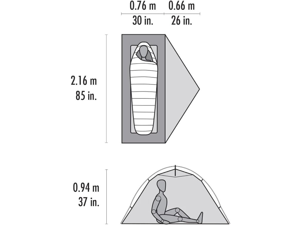 MSR MSR Hubba Hubba 1 Backpacking Tent, One Person