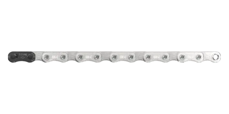 SRAM SRAM GX Eagle T-Type Flattop Chain - 12-Speed, 126 Links, Hollow Pin, Includes PowerLock Connector, Silver