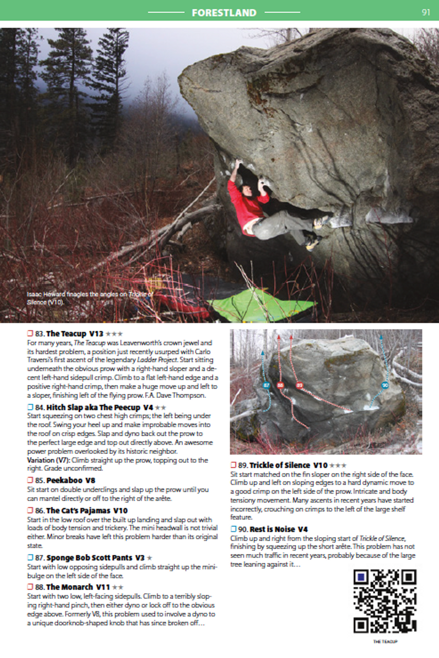 Leavenworth Bouldering by Kelly H. Sheridan & Drew Schick