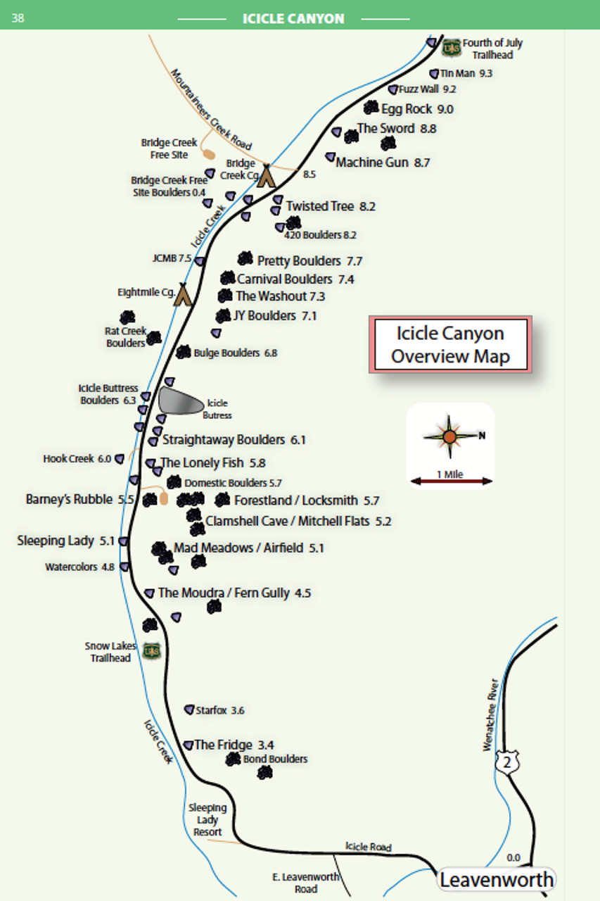 Leavenworth Bouldering by Kelly H. Sheridan & Drew Schick