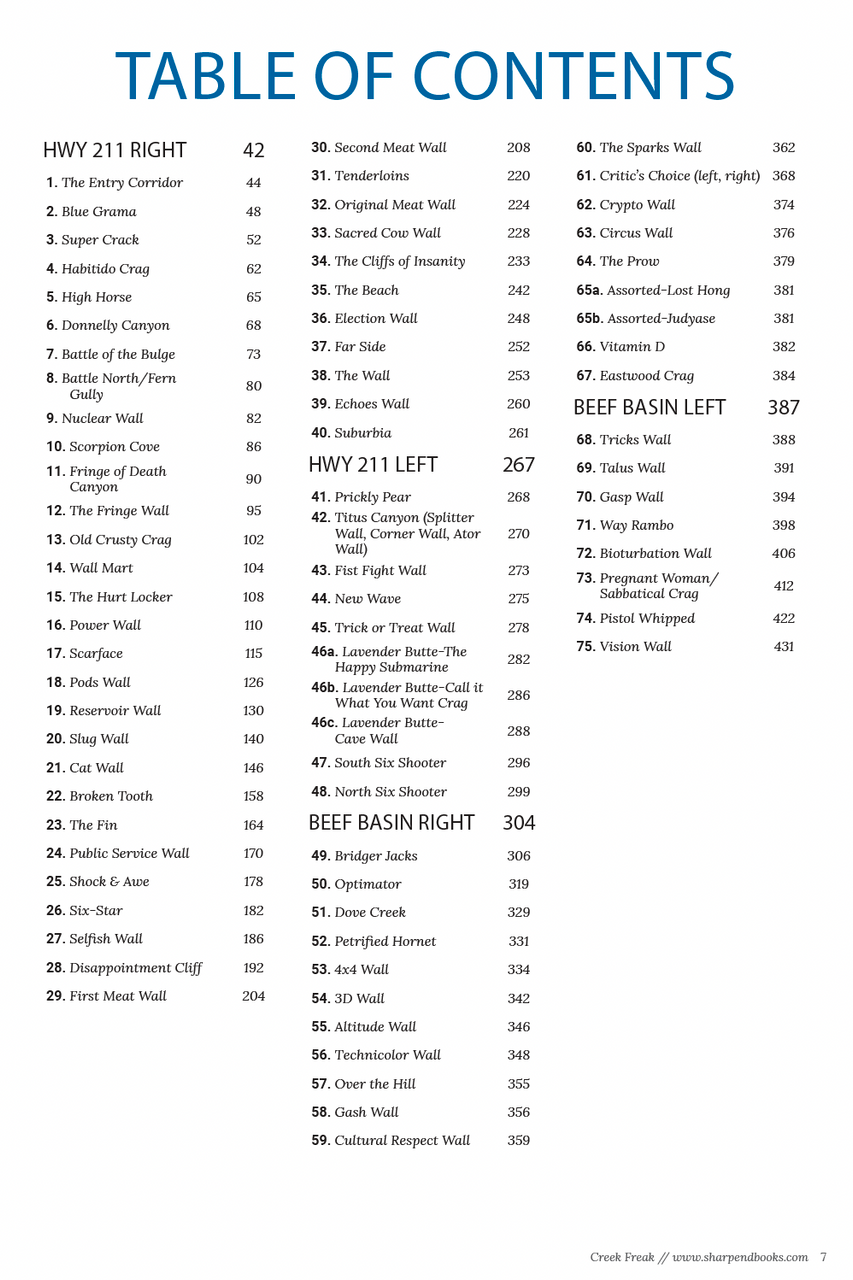 Creek Freak: Indian Creek Climbs by Karl Kelley