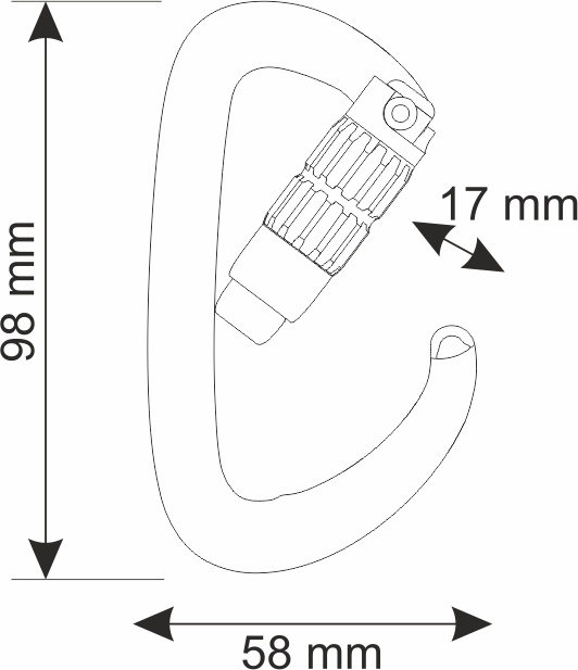 Camp USA CAMP Orbit 2Lock Carabiner