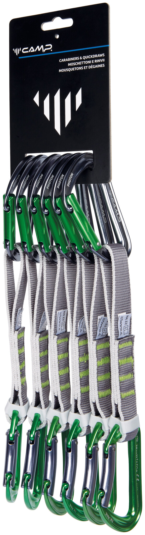 Camp USA CAMP Photon Express KS 18cm Quickdraw 6-Pack