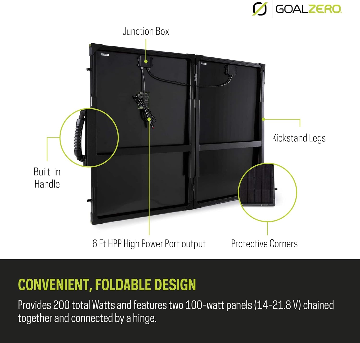 Goal Zero Goal Zero Boulder 200 Briefcase Solar Panel