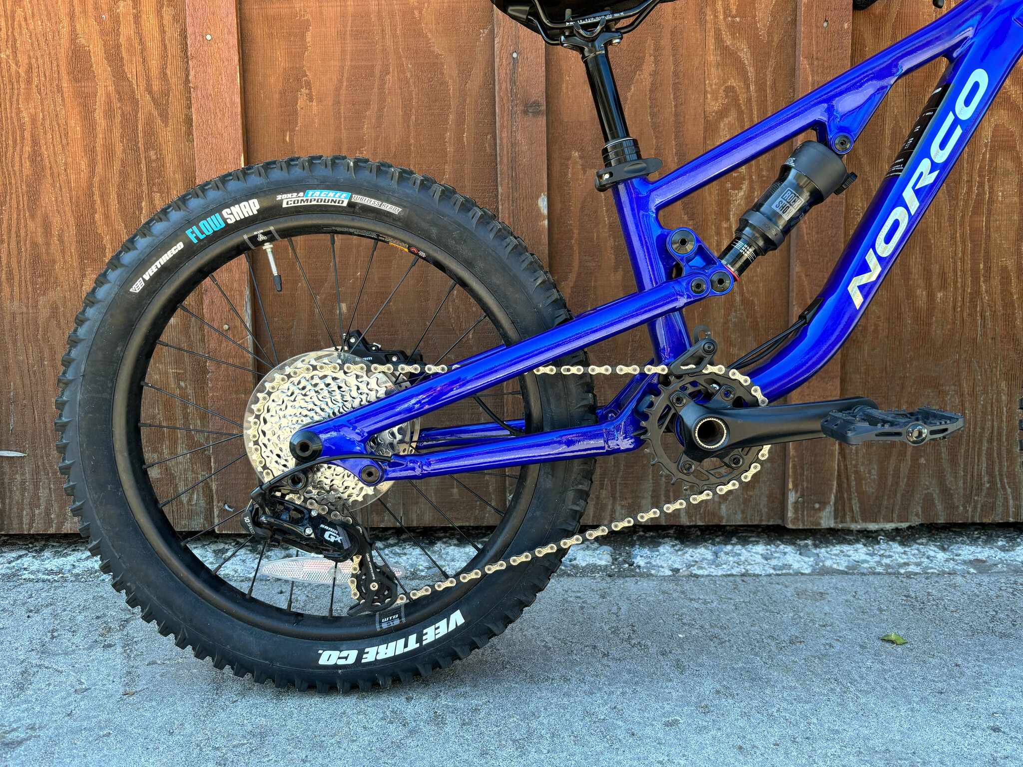 Norco 2023 Norco Fluid FS 2.1 20" Blue/Chrome