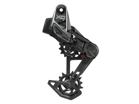 SRAM SRAM X0 Eagle T-Type AXS Rear Derailleur - 12-Speed, 52t Max, (Battery Not Included), Wheel Axle Mount, Aluminum Cage, Black/Silver
