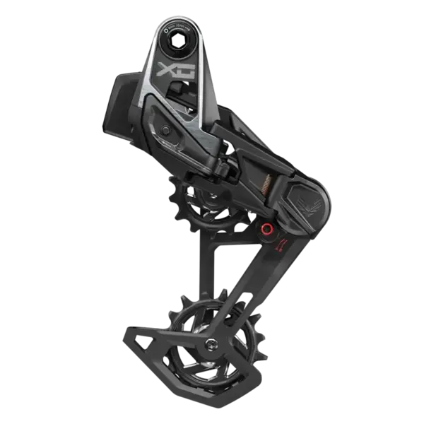 SRAM SRAM X0 Eagle T-Type AXS Rear Derailleur - 12-Speed, 52t Max, (Battery Not Included), Wheel Axle Mount, Aluminum Cage, Black/Silver
