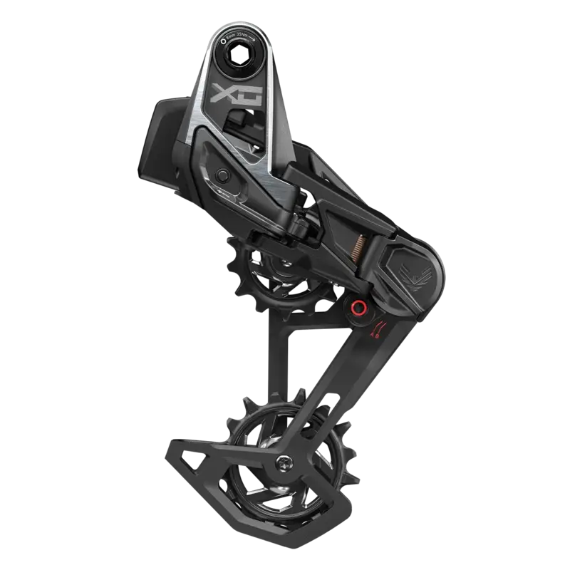 SRAM SRAM X0 Eagle T-Type AXS Rear Derailleur - 12-Speed, 52t Max, (Battery Not Included), Wheel Axle Mount, Aluminum Cage, Black/Silver