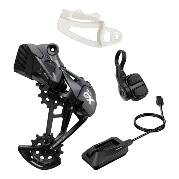 SRAM SRAM GX Eagle AXS Upgrade Kit - Rear Derailleur, Battery, Eagle AXS Controller w/ Clamp, Charger/Cord, Chain Gap Tool, Black